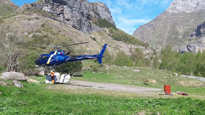 OUVERTURE DU REFUGE L'héliporta